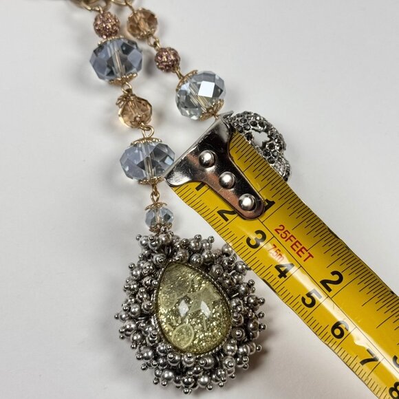 NWT Vintage Y2K Betsey Johnson Chunky Chain Pendant Necklace Gold Skull - Picture 13 of 16